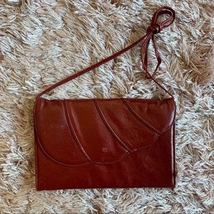 Vintage Red Leather Purse